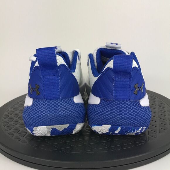 Under Armour HOVR Ascent White/Blue Basketball Shoes 3025680-104 Womens Size 5.5 - Picture 6 of 11